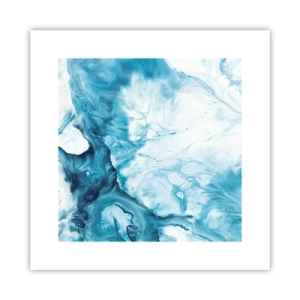 Poster - Blaues Konzert - 30x30 cm