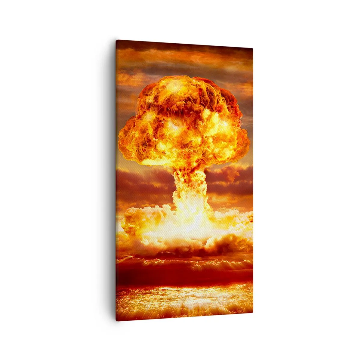 Bild auf Leinwand - Leinwandbild - Und das Ende wird kommen - 55x100 cm