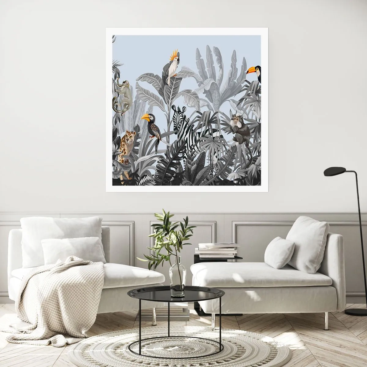 Poster - Afrikanisches Märchen - 40x40 cm