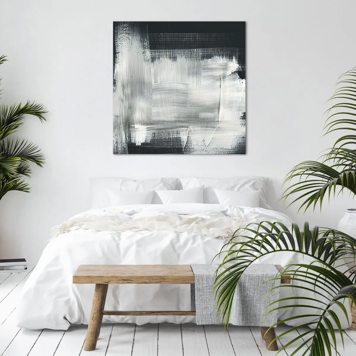 Bild auf Leinwand - Leinwandbild - Vertikal und horizontal gewebt - 50x50 cm