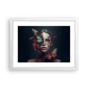 Poster in einem weißen Rahmen - Wunderbare Metamorphose - 40x30 cm