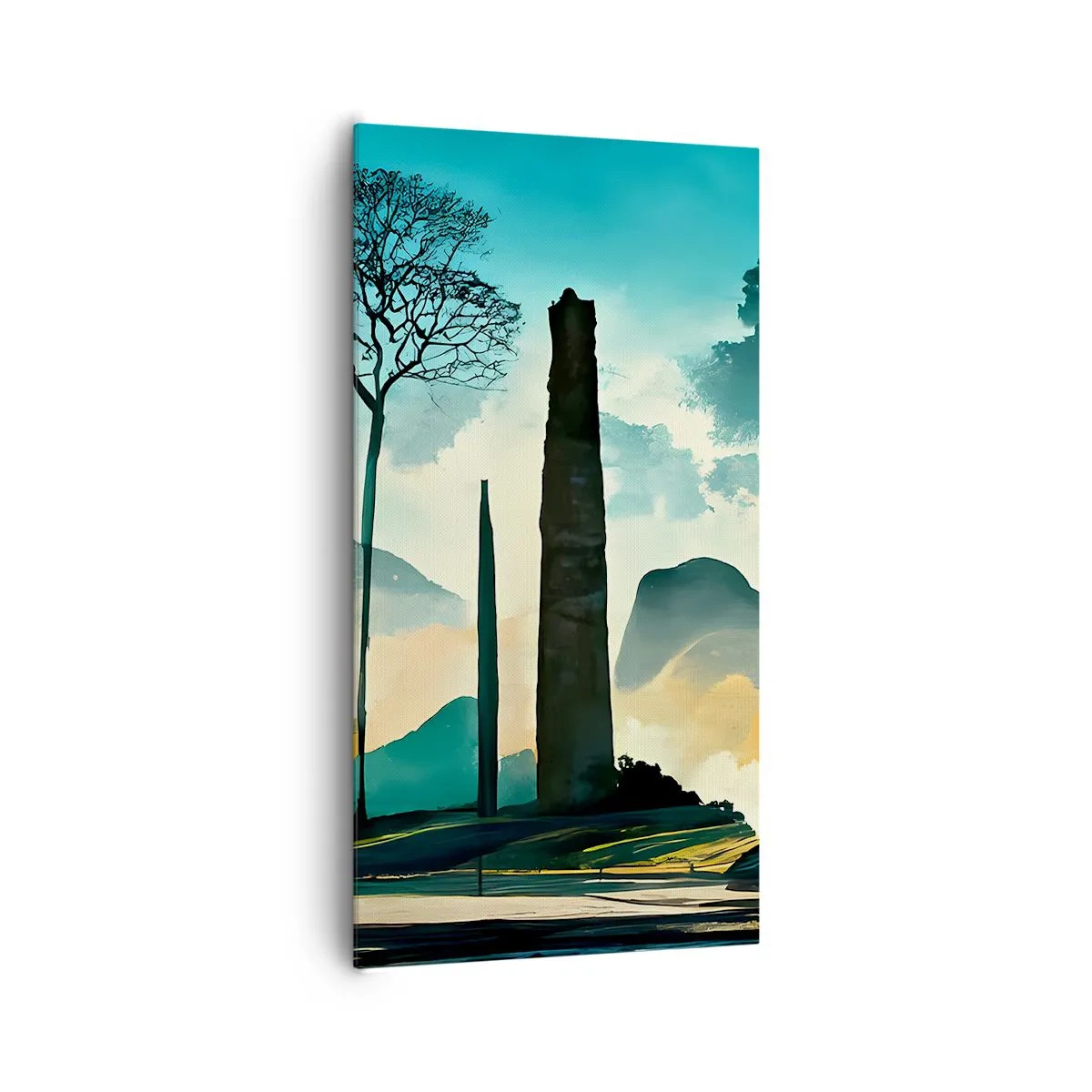 Bild auf Leinwand - Leinwandbild - Immer höher und höher - 65x120 cm