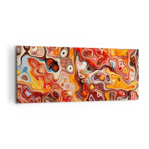 Bild auf Leinwand - Leinwandbild - Wenn die Nüsse in Honig geschmolzen sind - 100x40 cm