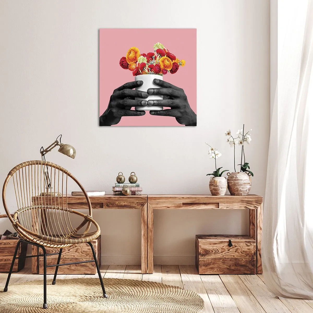 Bild auf Leinwand - Leinwandbild - Die Apotheose des Lebens - 40x40 cm