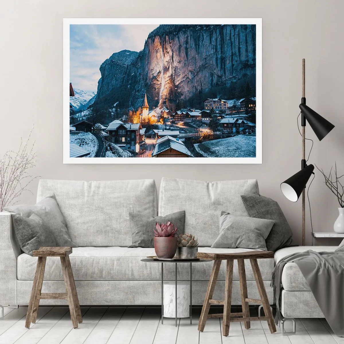 Poster - Der leuchtende Geist des Winters - 50x40 cm