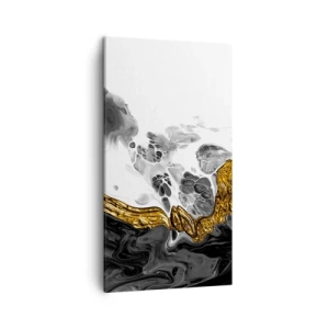 Bild auf Leinwand - Leinwandbild - Organische Komposition - 45x80 cm