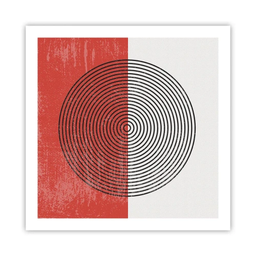 Poster - Auf den Punkt gebracht - 60x60 cm