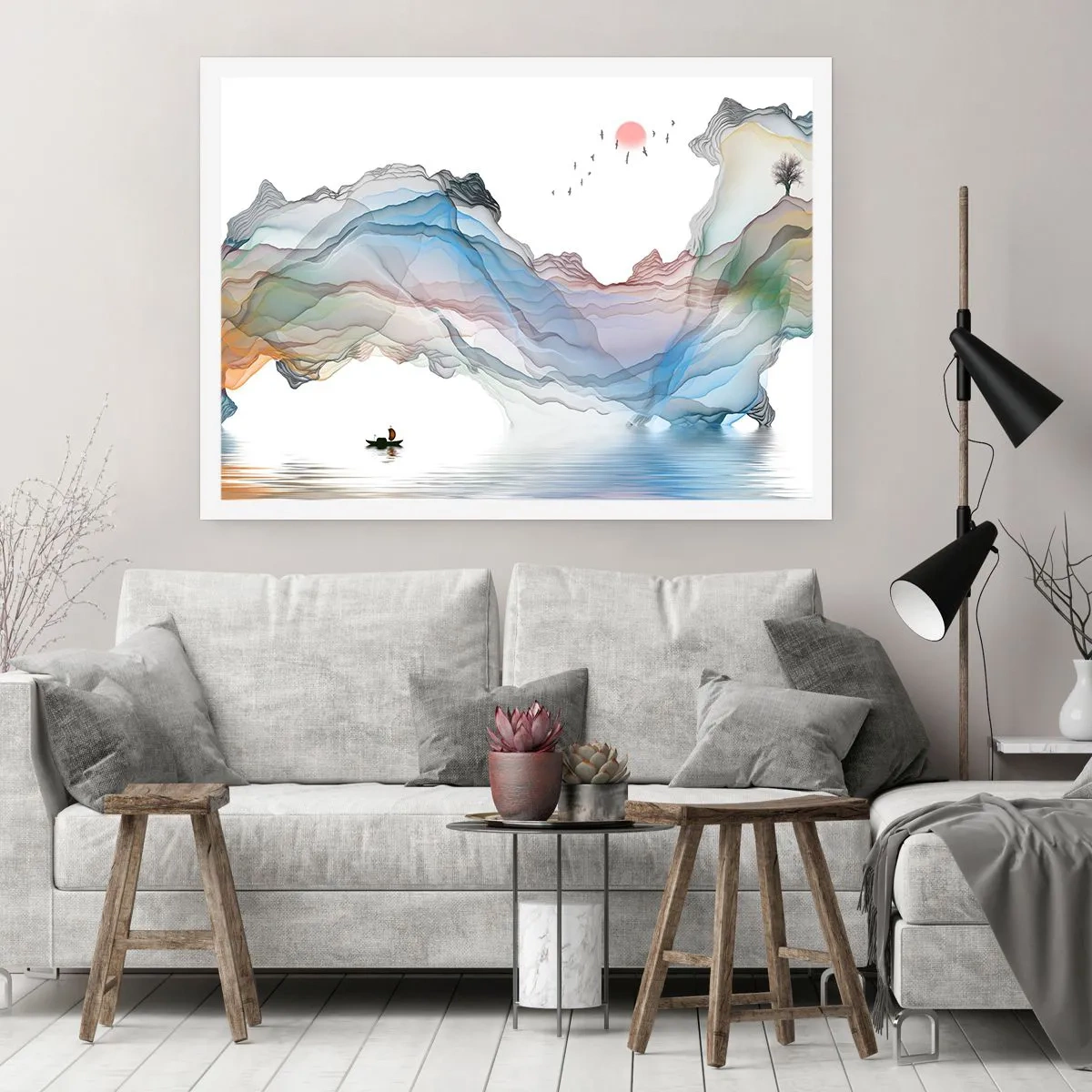 Poster - Zu den Kristallbergen - 40x30 cm