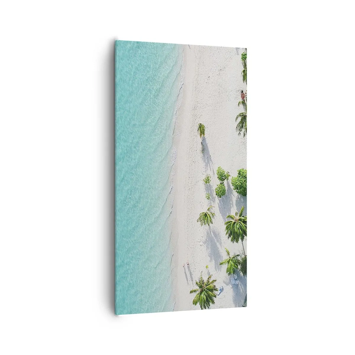 Bild auf Leinwand - Leinwandbild - Urlaub im Paradies - 65x120 cm