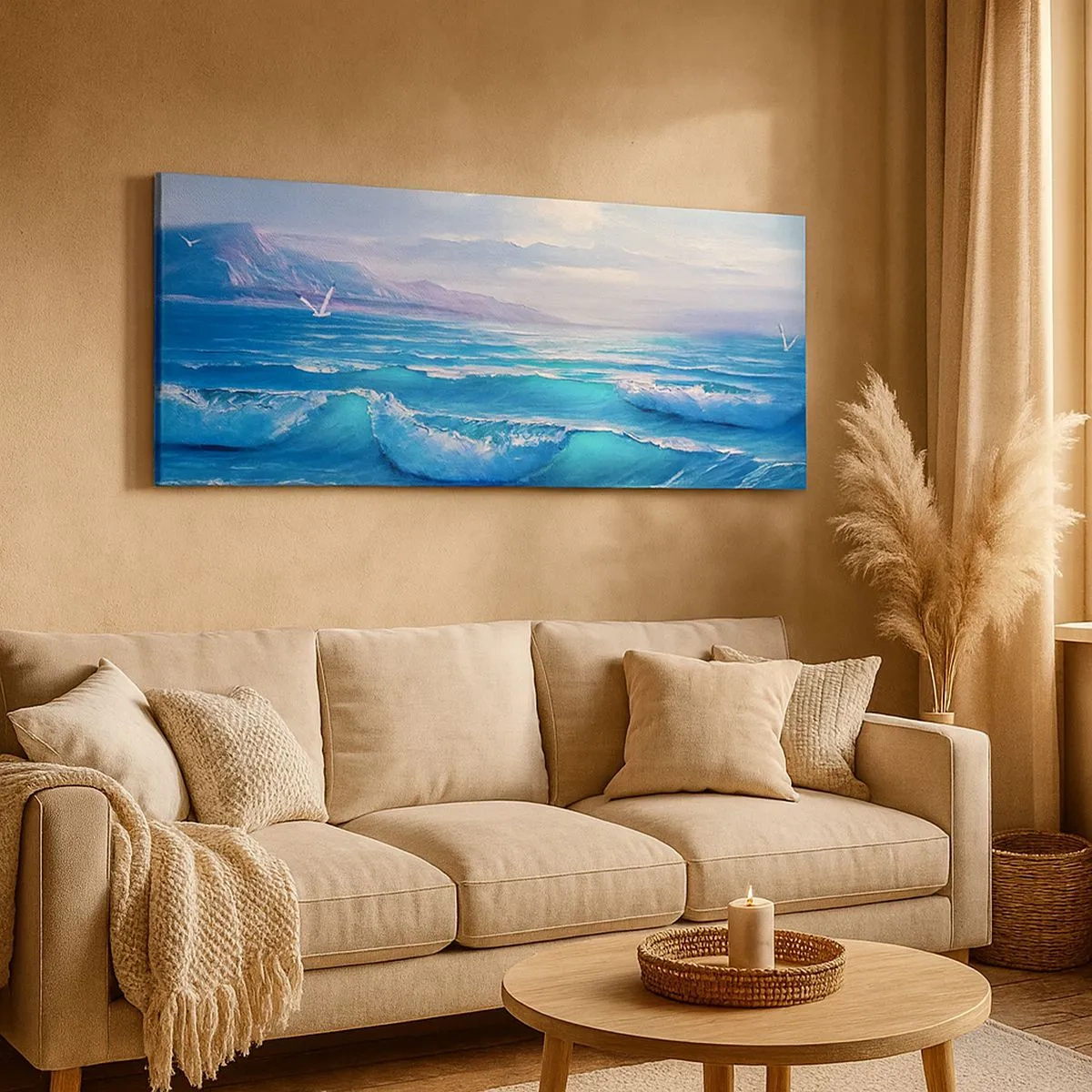 Bild auf Leinwand - Leinwandbild - Es bringt Erleichterung - 100x40 cm