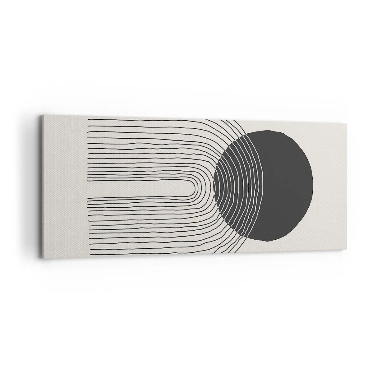 Bild auf Leinwand - Leinwandbild - Zittern und Vertrauen - 100x40 cm