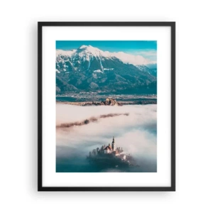 Poster in einem schwarzem Rahmen - Der Anfang eines Märchens - 40x50 cm