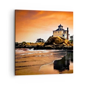 Bild auf Leinwand - Leinwandbild - Eleganz der Westküste - 60x60 cm