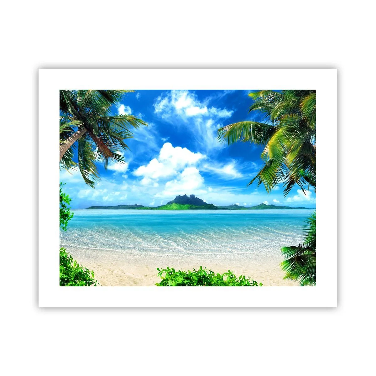 Poster - Das Azurblau der Tropen - 50x40 cm