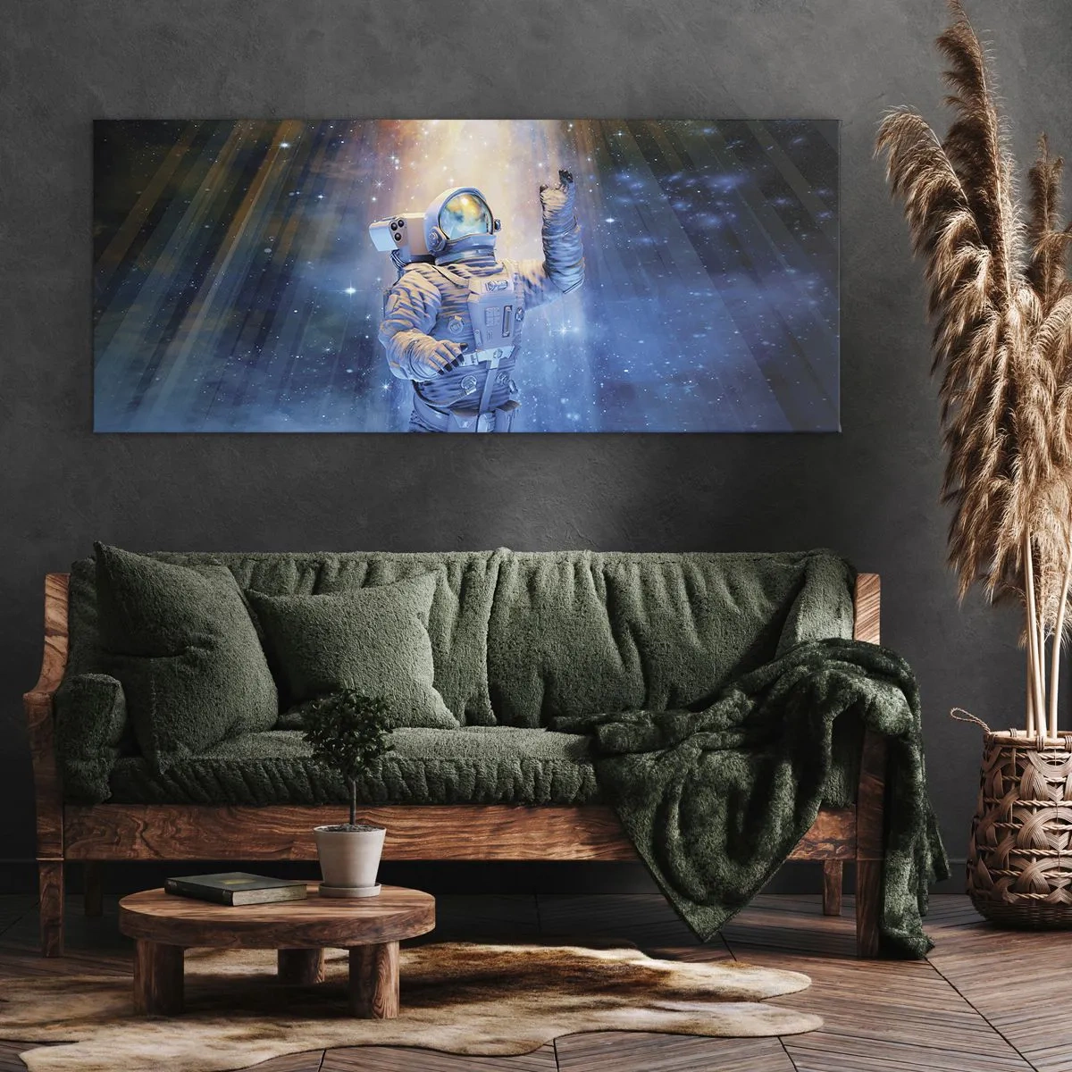 Bild auf Leinwand - Leinwandbild - Endlich am Ende - 100x40 cm