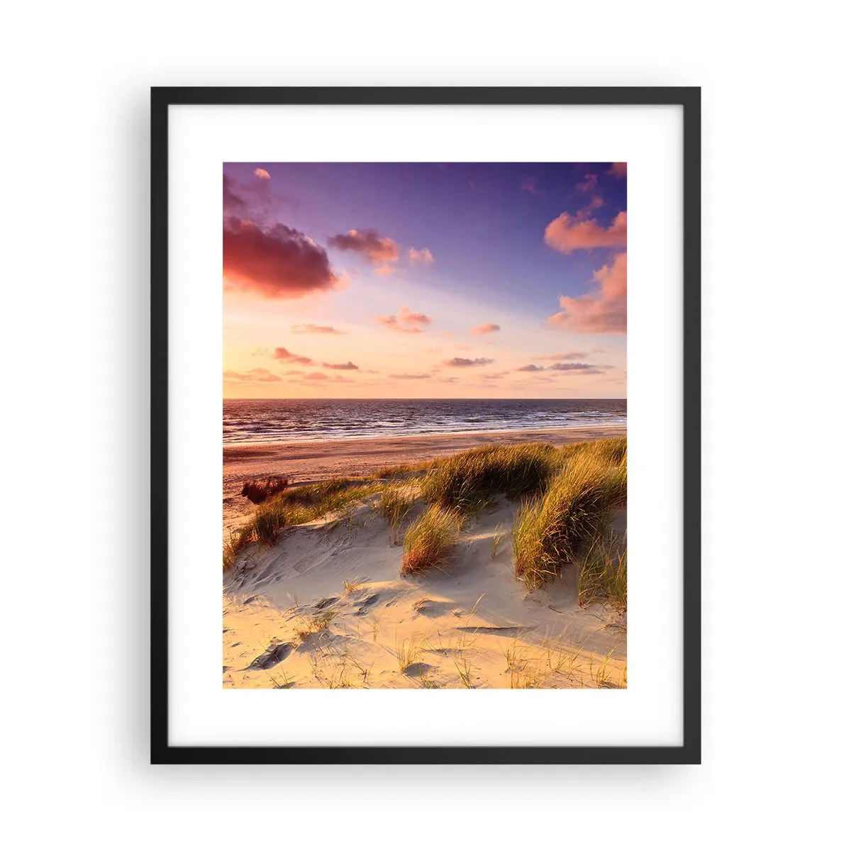 Poster in einem schwarzem Rahmen - Die Luft riecht schon im Sommer - 40x50 cm