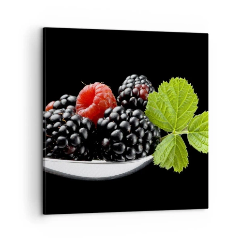 Bild auf Leinwand - Leinwandbild - Der Geschmack der Frische - 60x60 cm