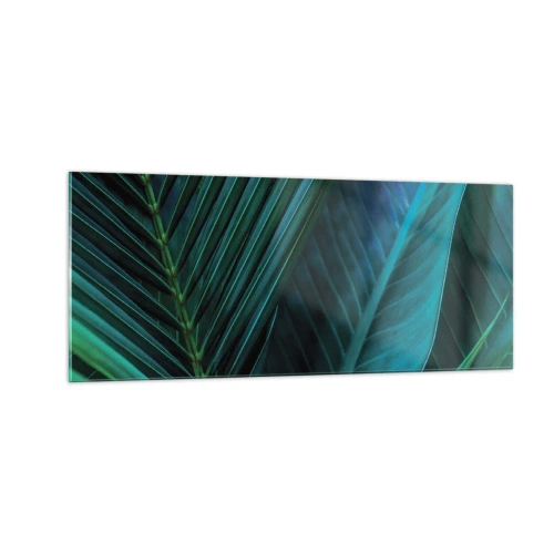 Glasbild - Bild auf glas - Die Anatomie des Grüns - 100x40 cm