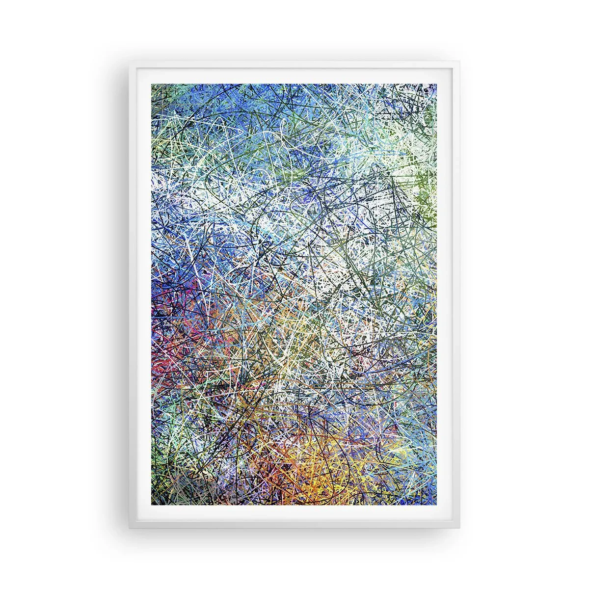 Poster in einem weißen Rahmen - Es ist nicht so einfach - 70x100 cm