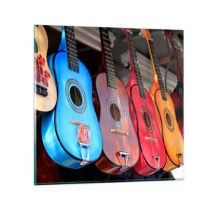 Glasbild - Bild auf glas - Lateinische Atmosphäre - 40x40 cm