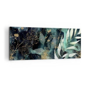 Bild auf Leinwand - Leinwandbild - Zaubergarten - 100x40 cm