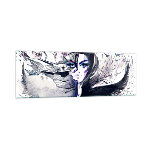 Glasbild - Bild auf glas - Dämonisch und schön - 90x30 cm
