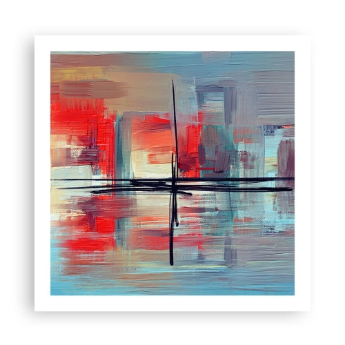 Poster - Landschaft in einer unbekannten Dimension - 60x60 cm