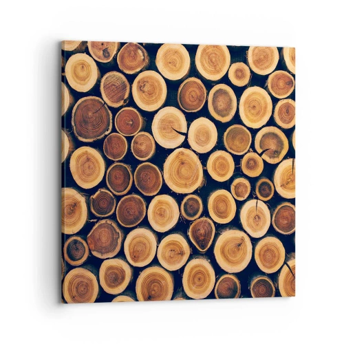 Bild auf Leinwand - Leinwandbild - Wie alt sehe ich aus? - 70x70 cm