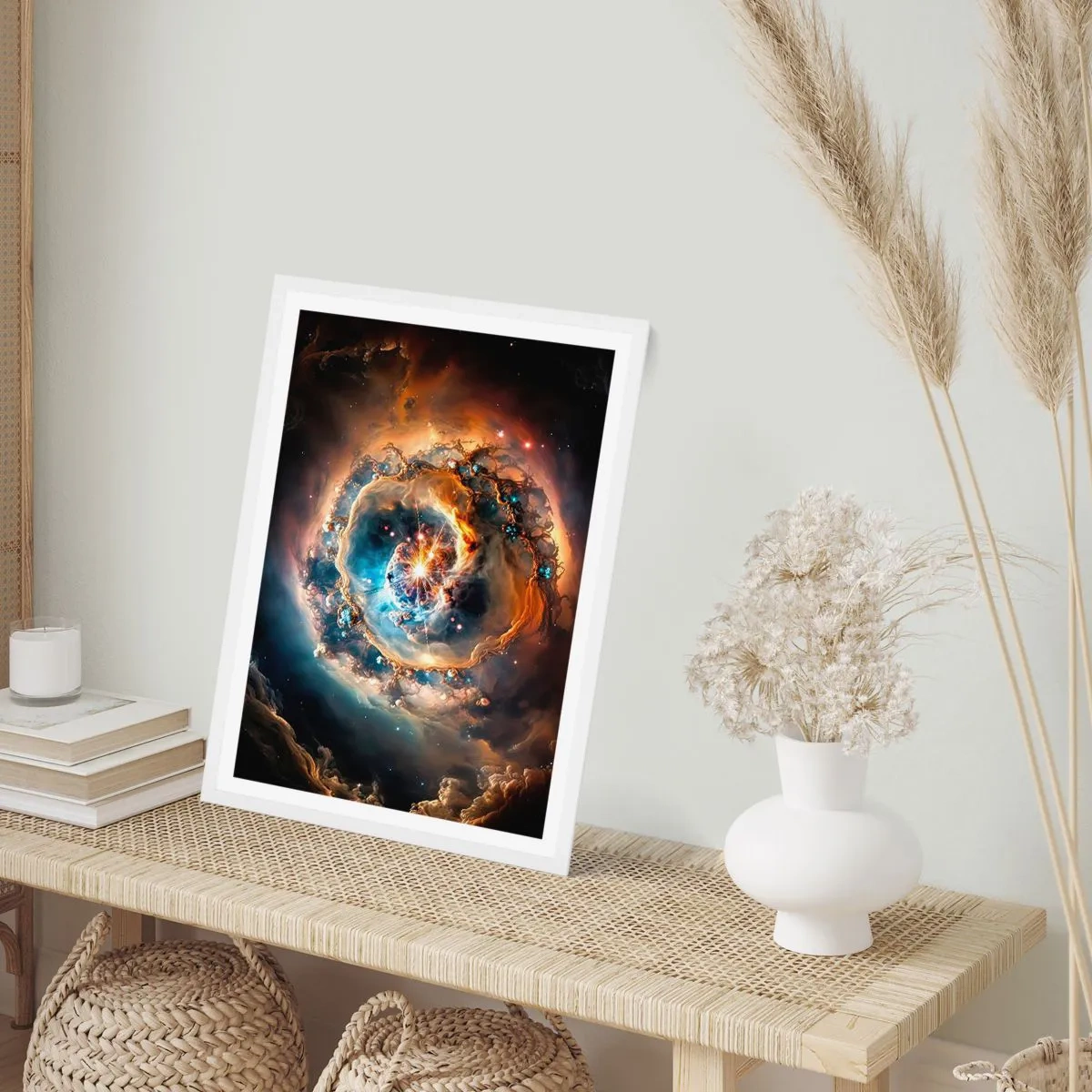 Poster in einem weißen Rahmen - Anfang - 30x40 cm