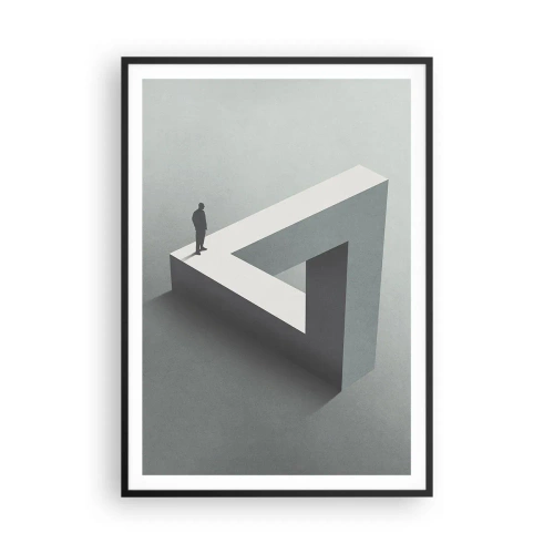 Poster in einem schwarzem Rahmen - Es ist also doch möglich - 70x100 cm