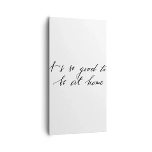 Bild auf Leinwand - Leinwandbild - Die ganze Wahrheit - 55x100 cm