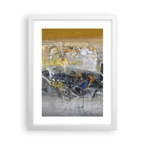 Poster in einem weißen Rahmen - Alles wird gut - 30x40 cm