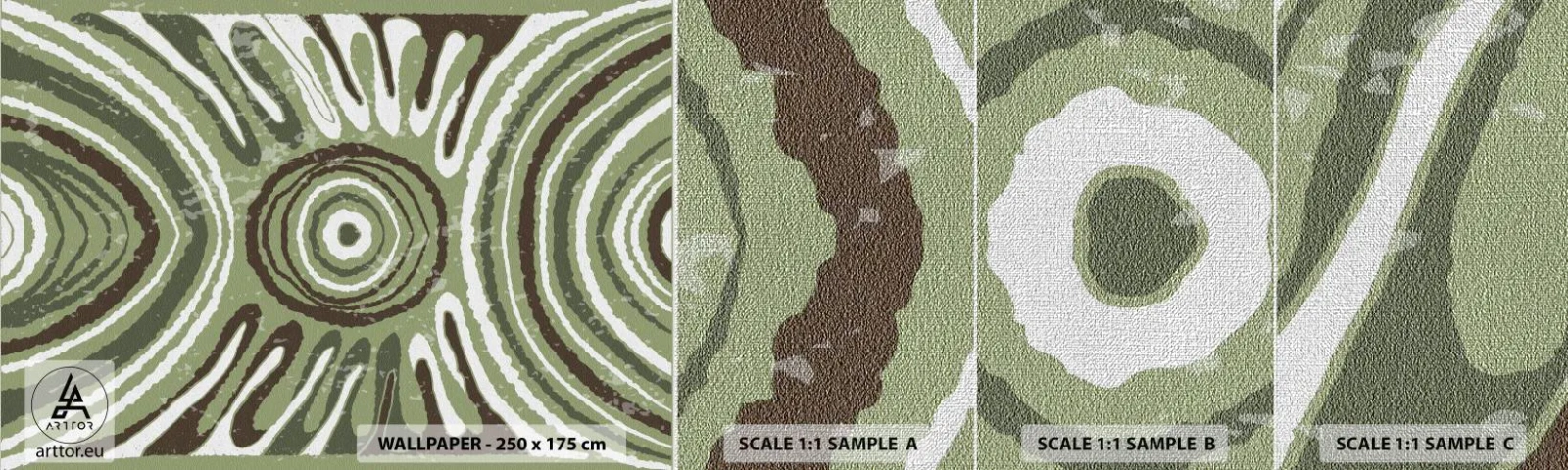 Fototapeten Muster Premium Canvas - Explosion von Emotionen - Alt, Boho, Stück - 100x30 cm