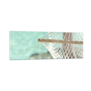 Glasbild - Bild auf glas - Zeit zum Entspannen - 90x30 cm