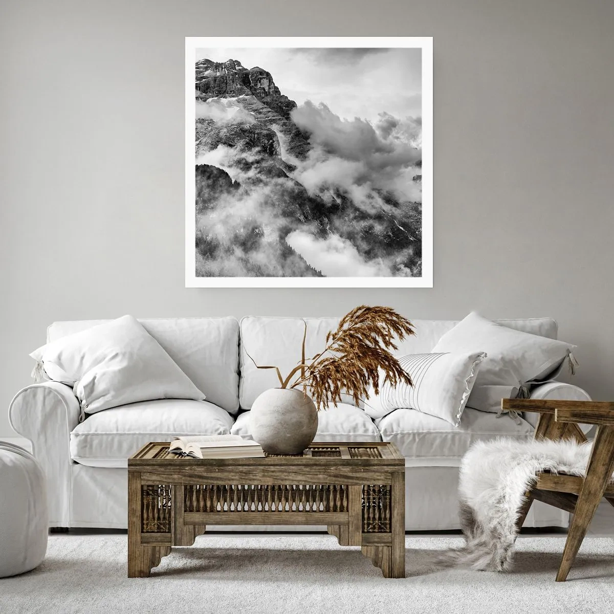 Poster - Schön und grausam - 60x60 cm