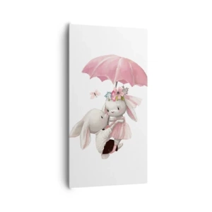 Bild auf Leinwand - Leinwandbild - Das ist eben Liebe - 65x120 cm