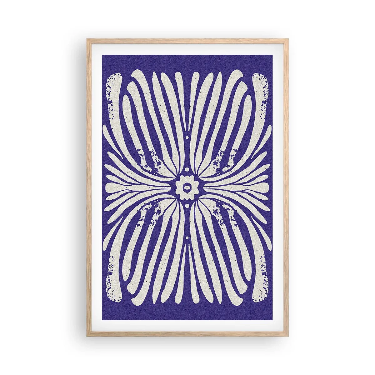 Poster in einem Rahmen aus heller Eiche - Ethnische Inspirationen - 61x91 cm