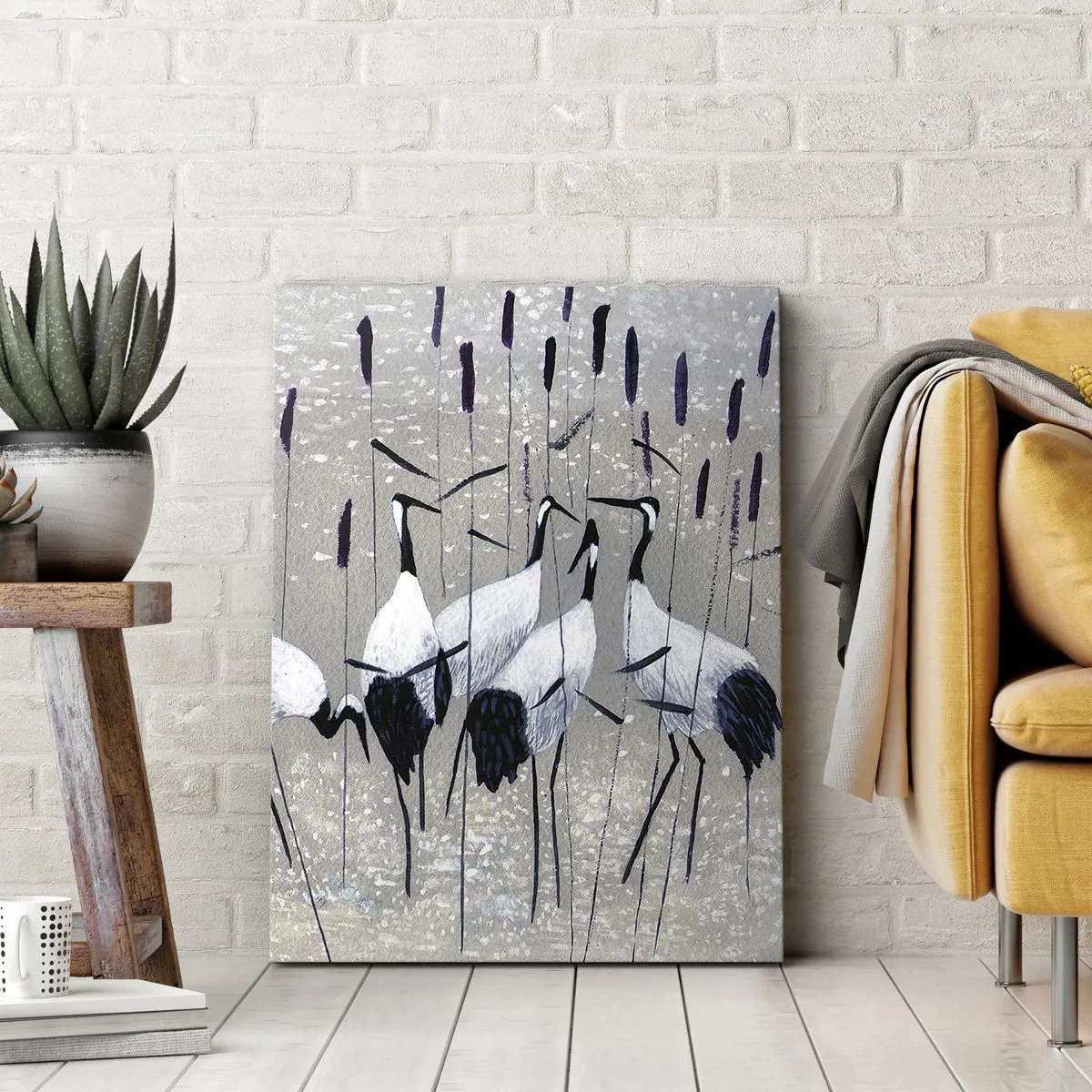 Bild auf Leinwand - Leinwandbild - Unter ihren eigenen - 45x80 cm