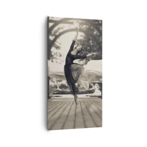 Bild auf Leinwand - Leinwandbild - Der Tanz des Gartengeistes - 65x120 cm