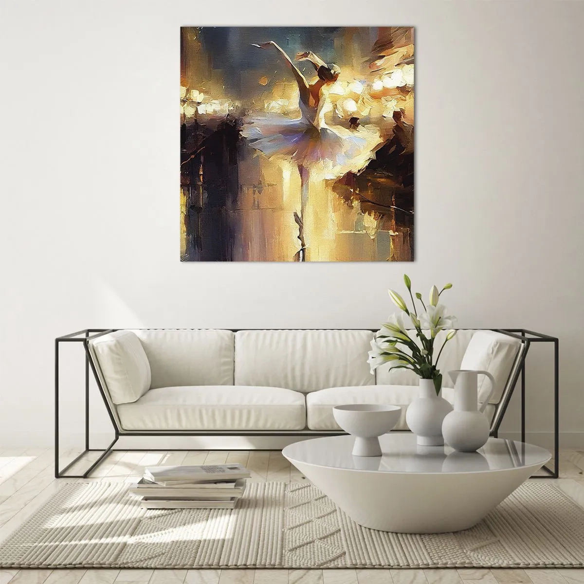 Glasbild - Bild auf glas - Wunder auf der Straße - 70x70 cm