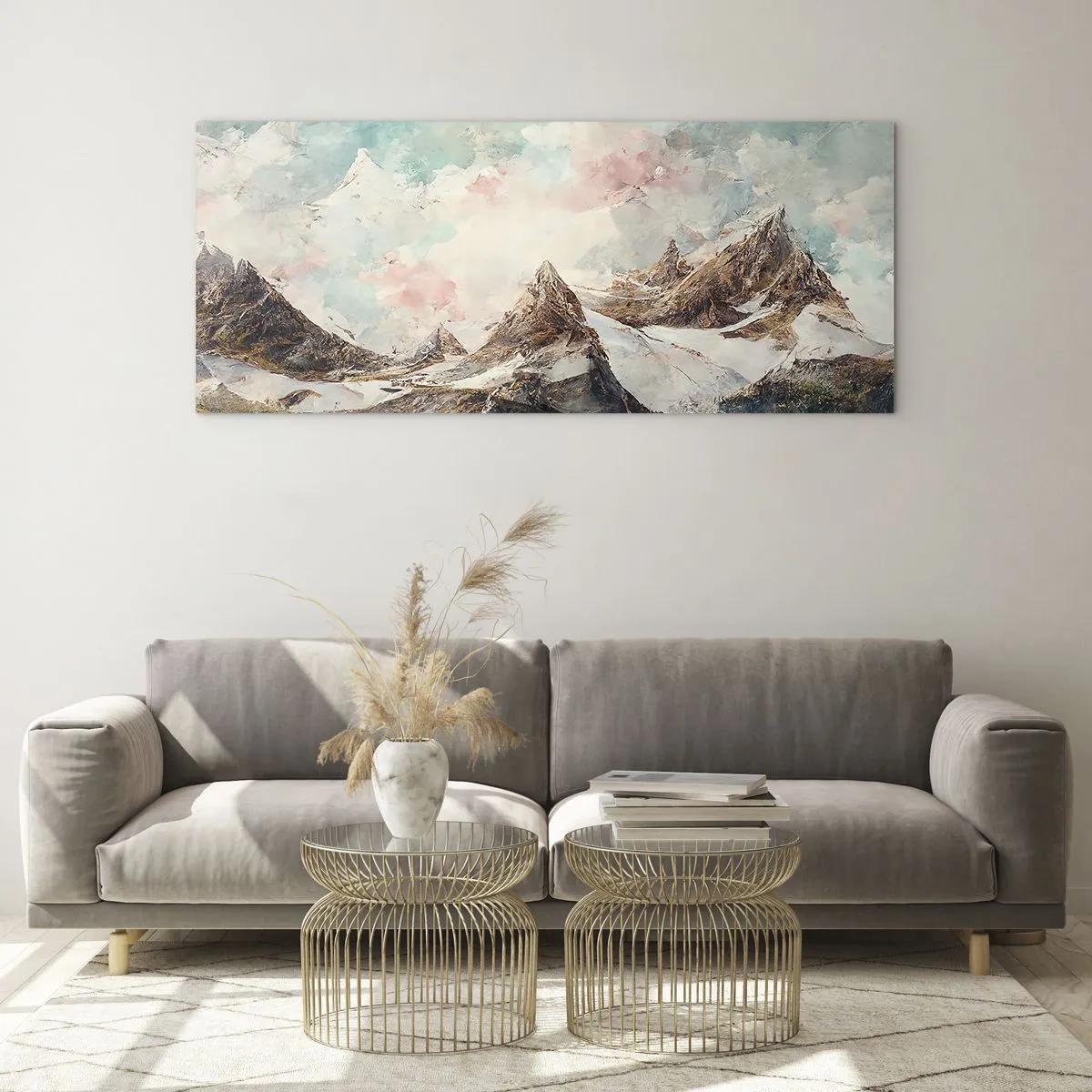 Glasbild - Bild auf glas - Felsklingen - 100x40 cm