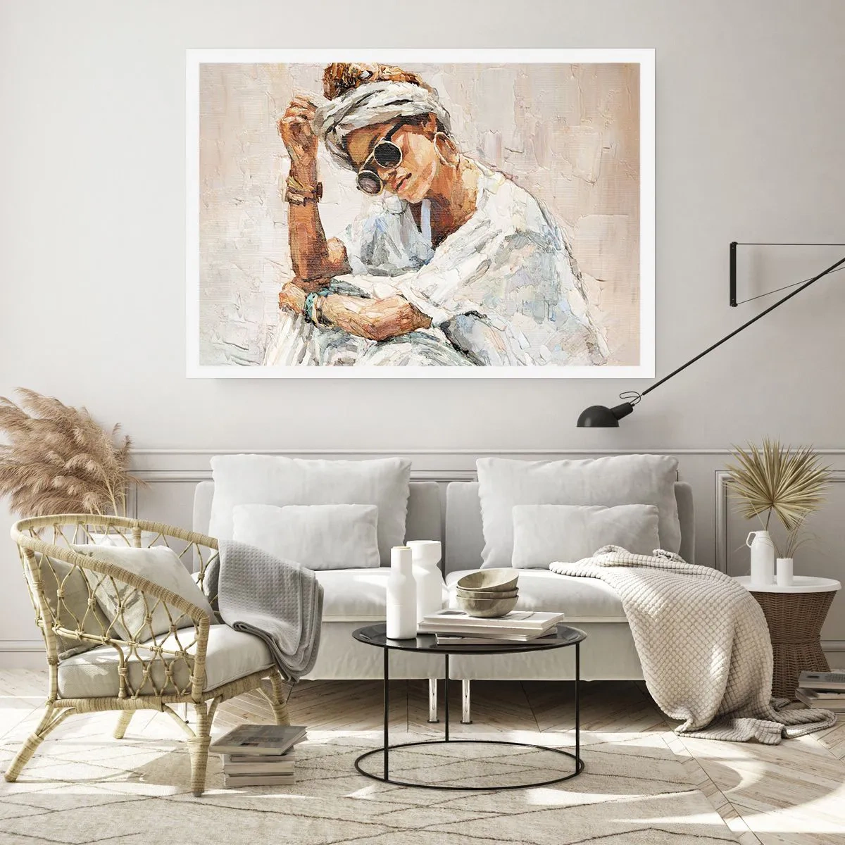 Poster - Porträt in voller Sonne - 70x50 cm