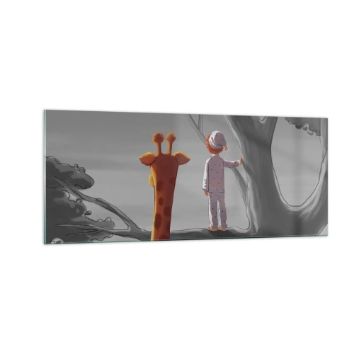 Glasbild - Bild auf glas - Das passiert wirklich - 100x40 cm