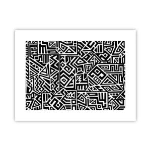 Poster - Präkolumbianische Komposition - 40x30 cm