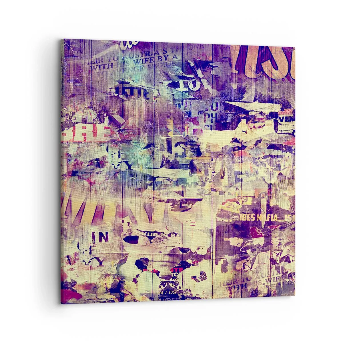 Bild auf Leinwand - Leinwandbild - Und das ist alles, was es geben wird - 50x50 cm