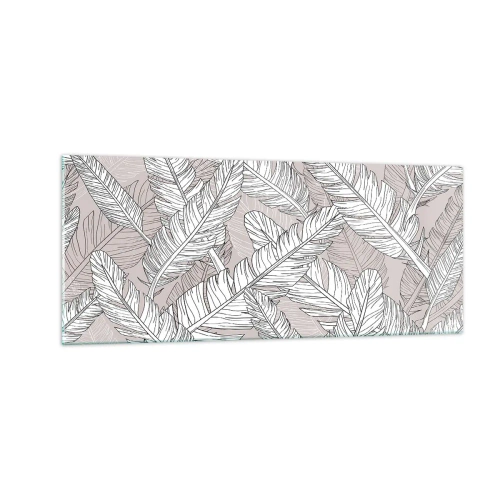 Glasbild - Bild auf glas - Ein Federwirbel - 100x40 cm