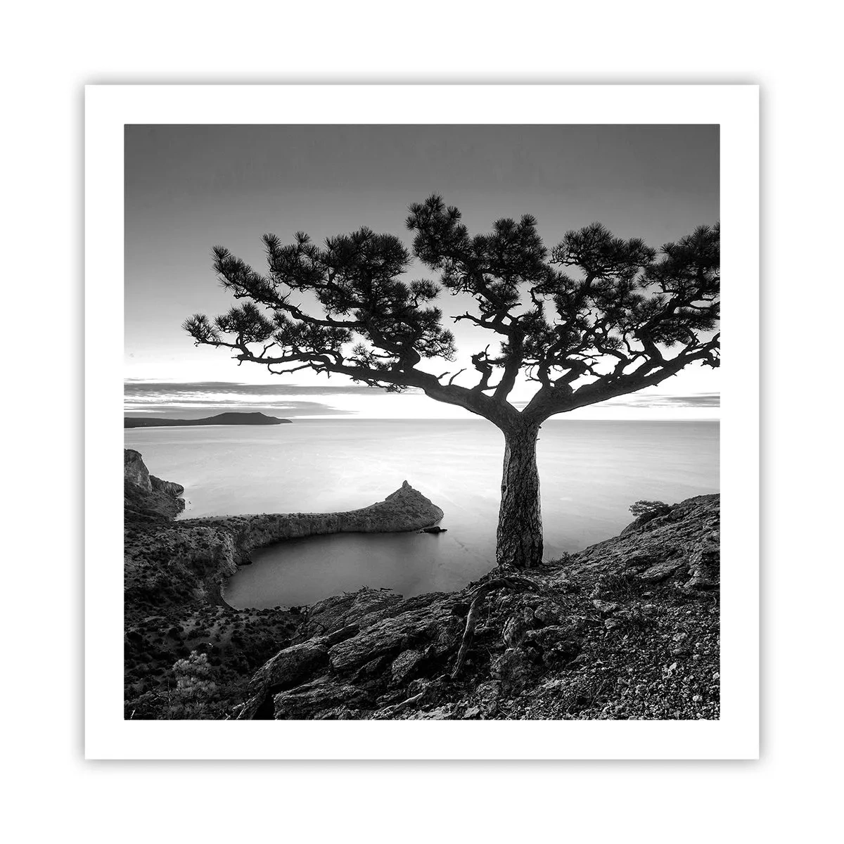 Poster - Stille bis zum Horizont - 60x60 cm