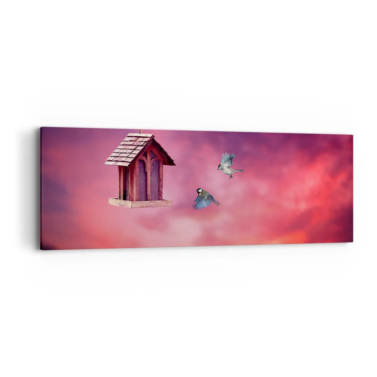 Bild auf Leinwand - Leinwandbild - Einladung zum Abendessen - 90x30 cm