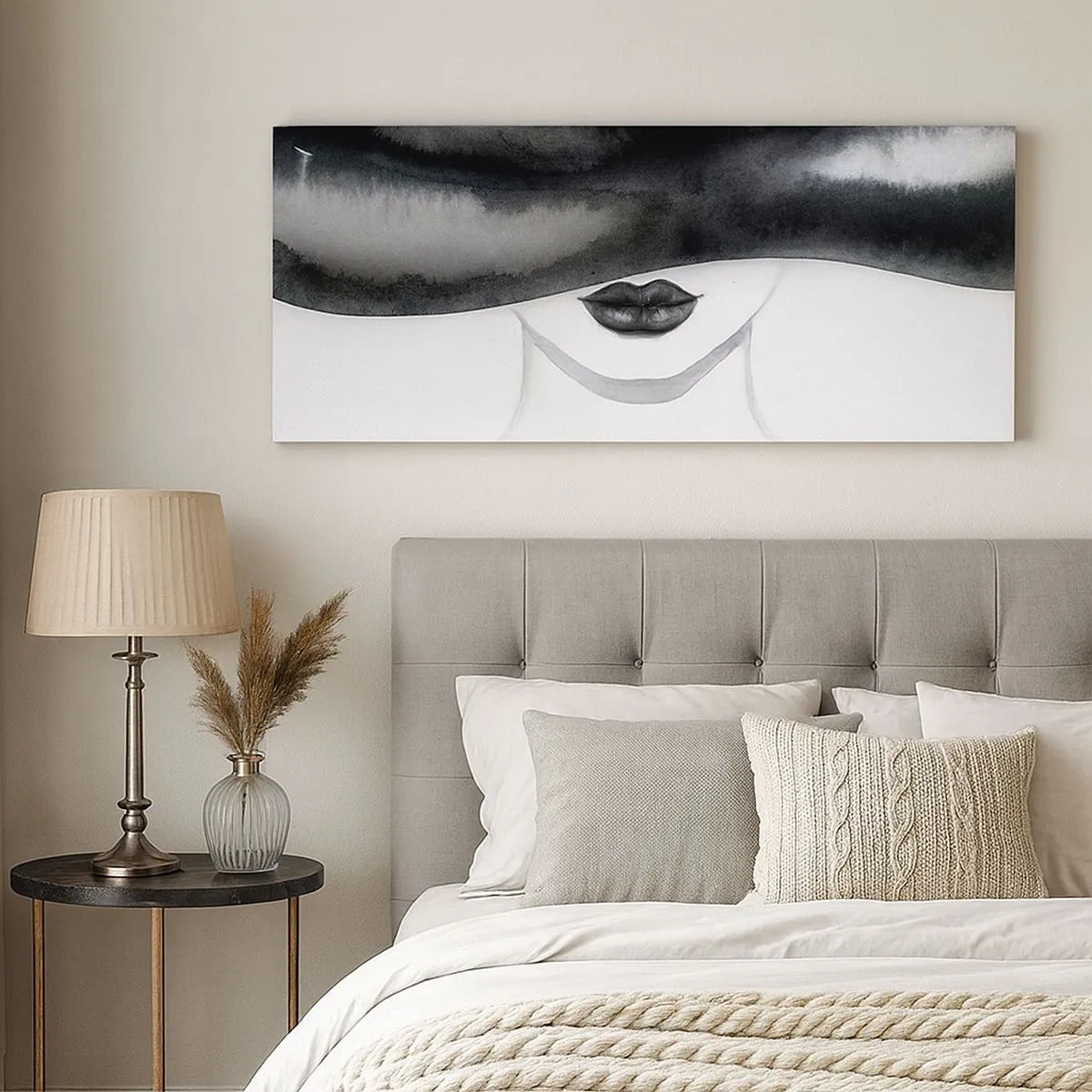 Bild auf Leinwand - Leinwandbild - Ein sinnliches Geheimnis - 100x40 cm