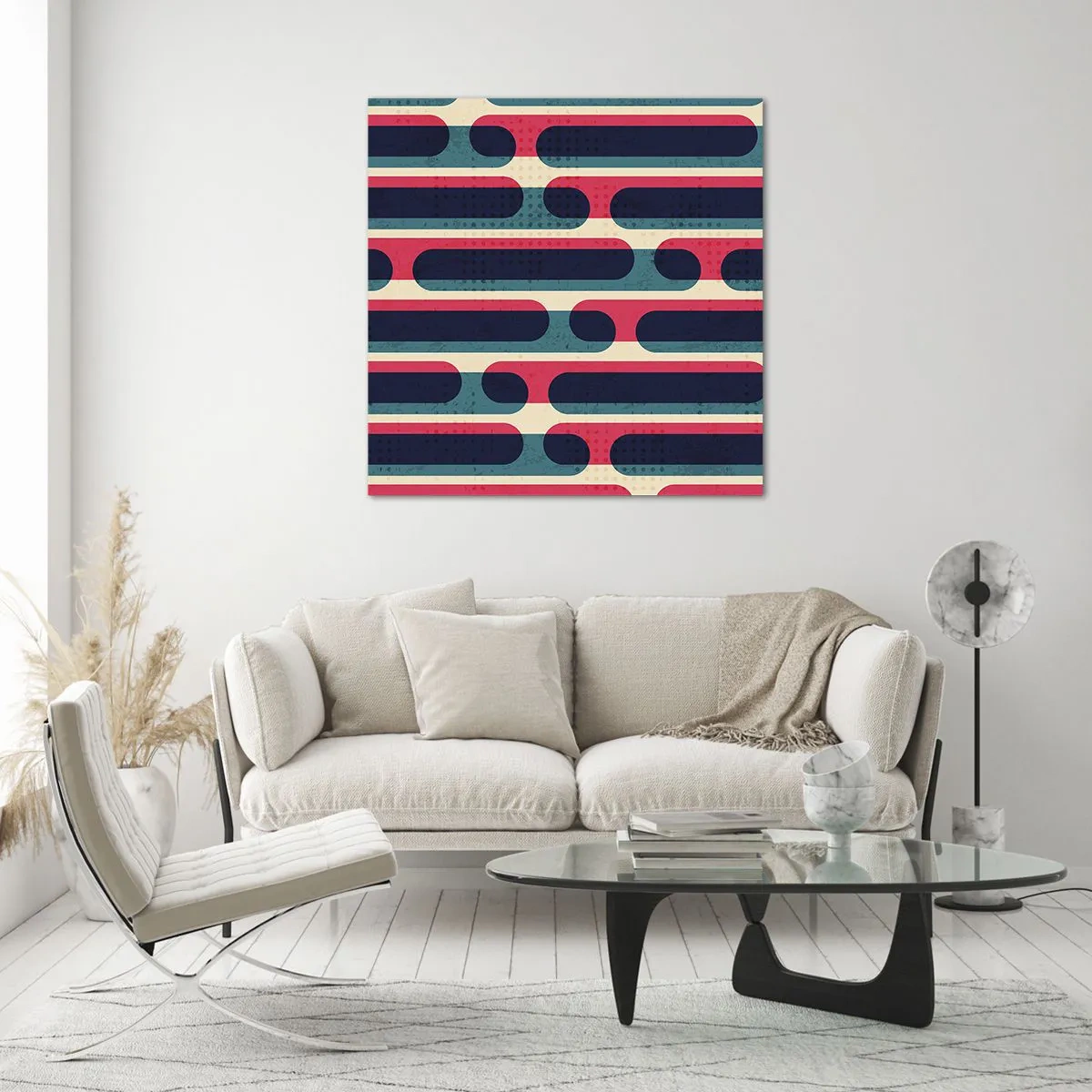 Glasbild - Bild auf glas - In die Tiefe und vorwärts - 50x50 cm